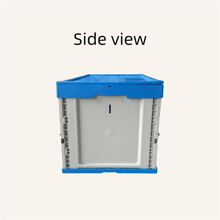 Collapsible Crate With Lid SIde View